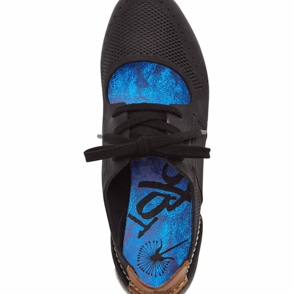 New! OTBT Women's Star Dust Cutout Sneaker, Black - Picture 3 of 5